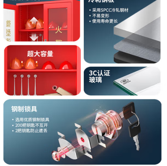 微型消防站1200*900含器材1人标准套餐