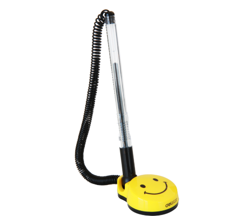 得力 6793 微笑台笔(黑)  24支/包